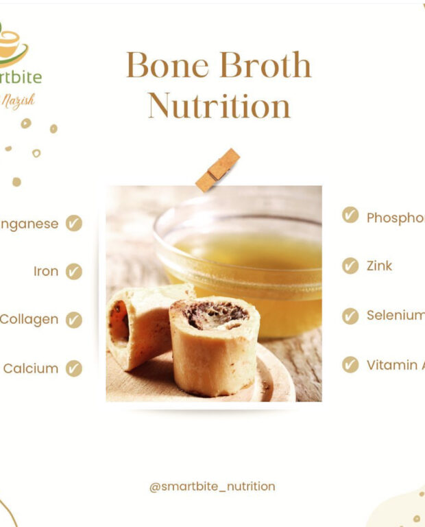 Bone broth nutrition benefits by Dietitian Nazish at SmartBite in Bangalore