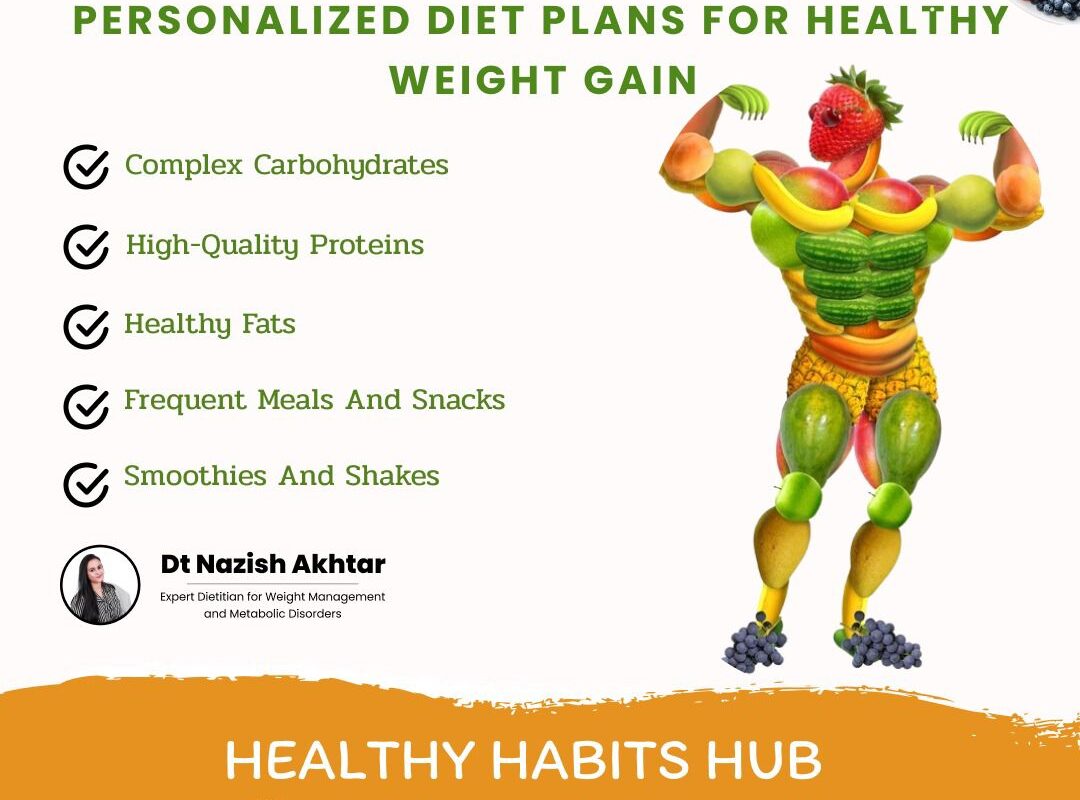 Personalized Diet Plans for Healthy Weight Gain
