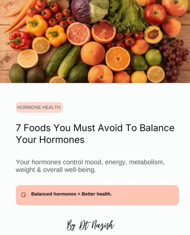 Foods You Must Avoid To Balance Your Hormones