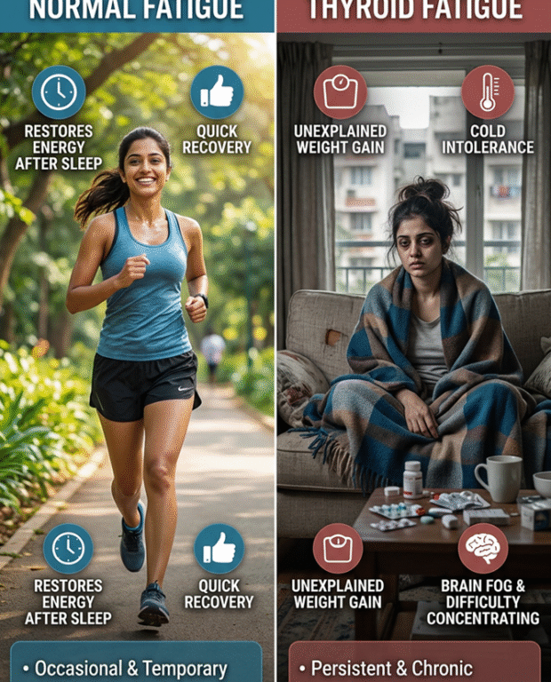 Normal Fatigue vs Thyroid Fatigue