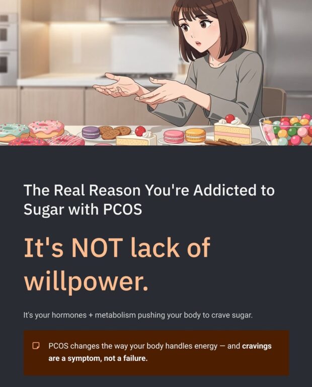 The Real Reason You’re Addicted to Sugar with PCOS (It’s Not Just Willpower)