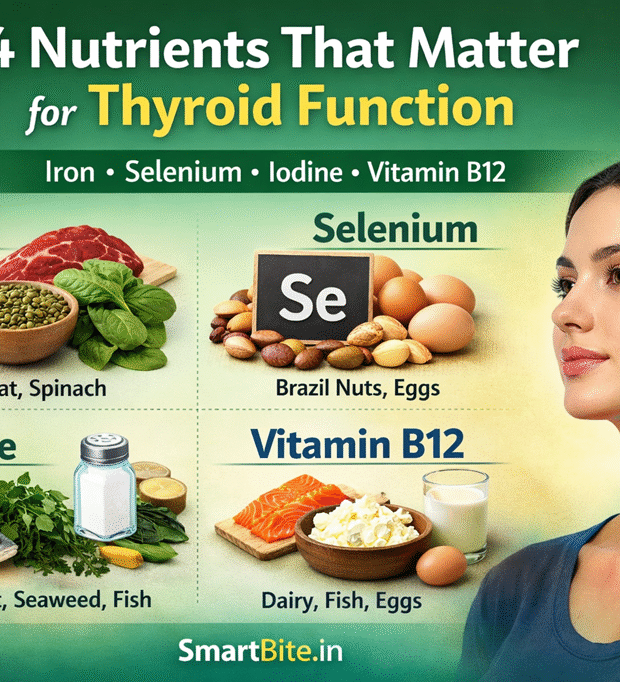 4 Nutrients That Matter for Thyroid Function Iron, Selenium, Iodine & B12
