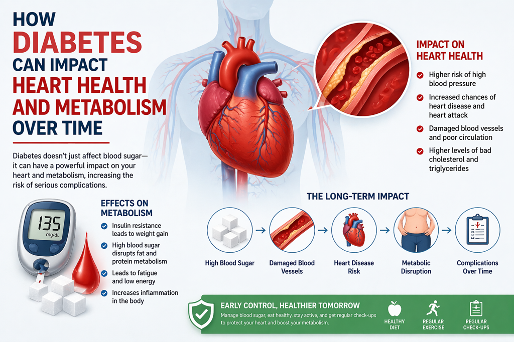 How Diabetes Can Impact Heart Health and Metabolism Over Time