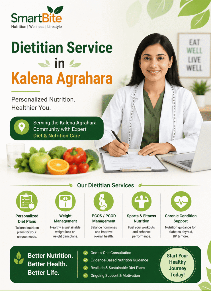 Best Dietitian Near Kalena Agrahara SmartBite Nutrition